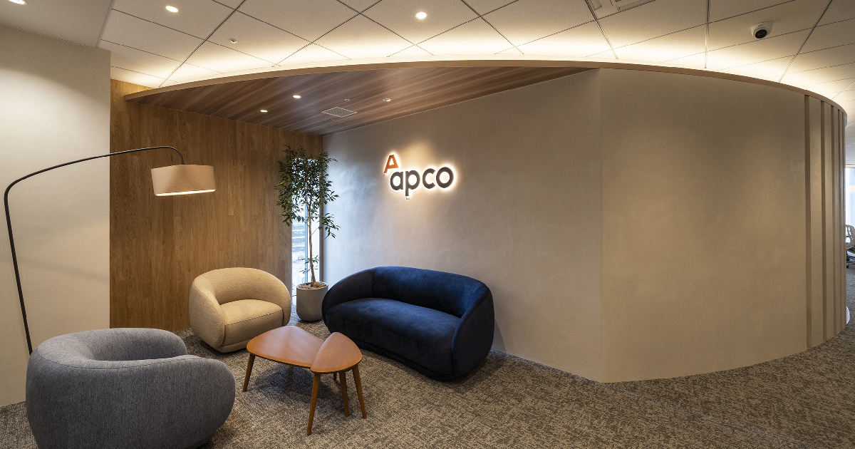 APCO合同会社 様 | オフィスのプロジェクト | 東京の店舗・オフィス内装デザインはユニオンテック